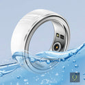 Q02 | Microcrystalline Zirconia Nano Ceramic Smart Ring with Charging Box | Second Era - Q Fit